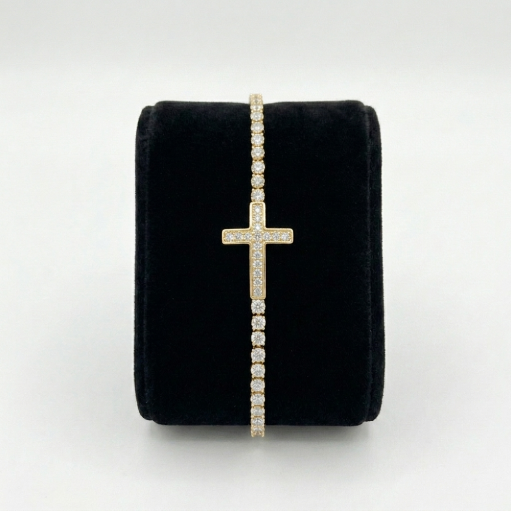 Sarah's Holy Cross Bracelet