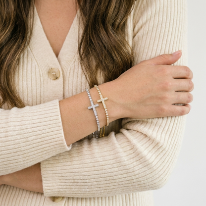 Sarah's Holy Cross Bracelet